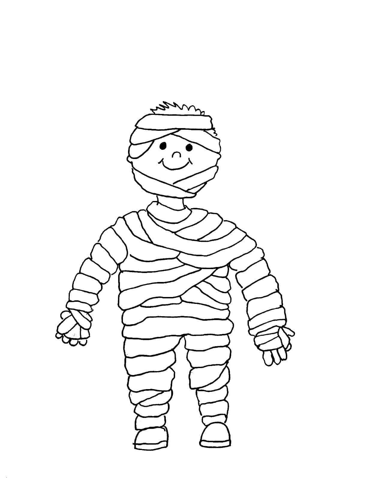 Mummy coloring pages - ColoringLib
