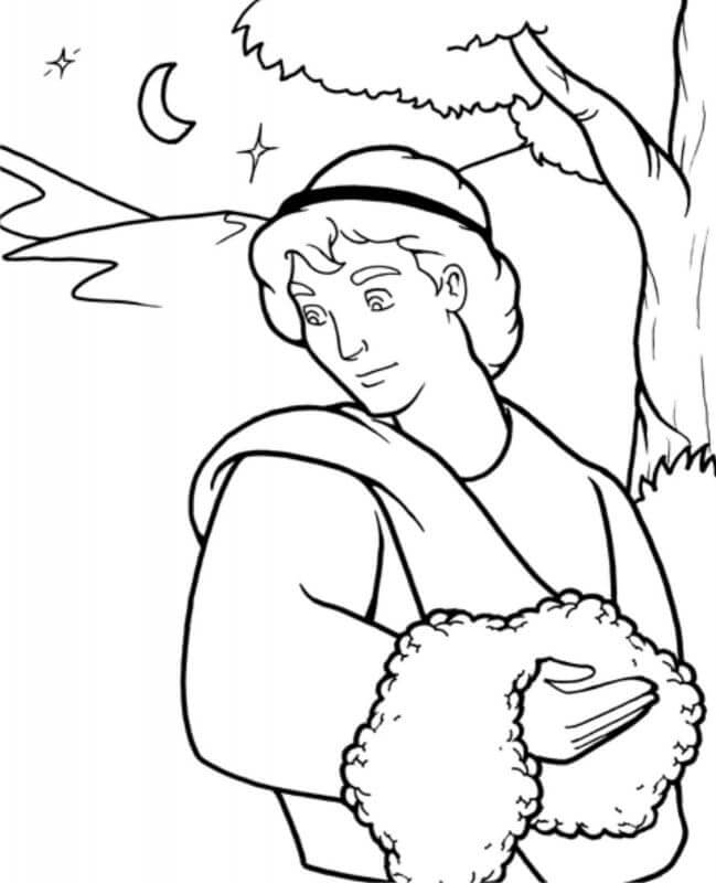 Gideon coloring page Download, Print or Color Online for Free