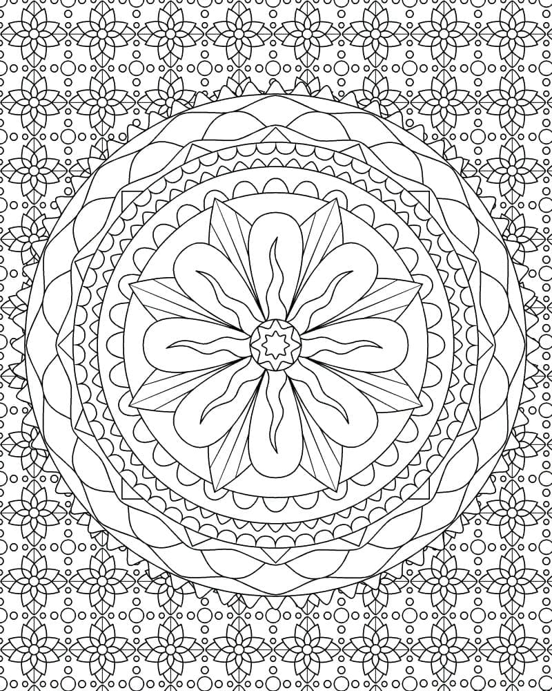 Awesome Abstract Pattern coloring page Download, Print or Color