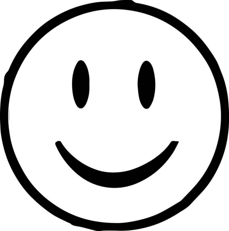 Free Smiley Face coloring page - Download, Print or Color Online for Free