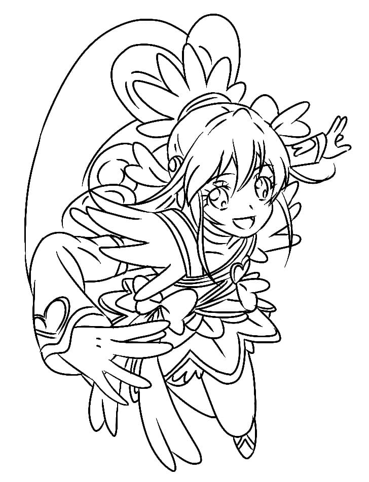 Glitter Force For Free coloring page Download, Print or Color Online