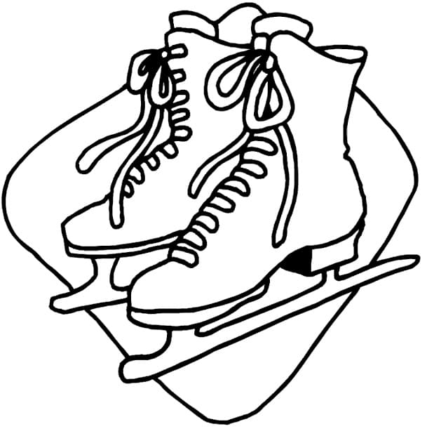 Ice Skates coloring page Download, Print or Color Online for Free