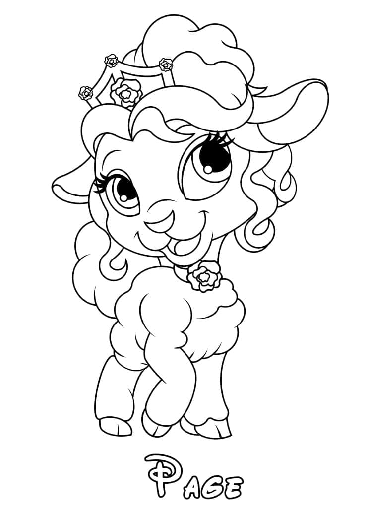 Page from Palace Pets coloring page Download, Print or Color Online