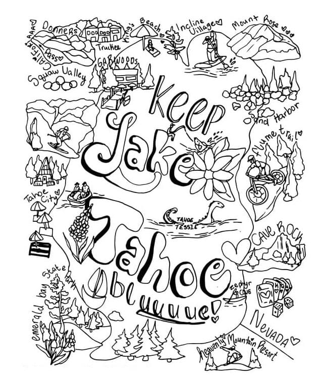 Nevada coloring pages ColoringLib