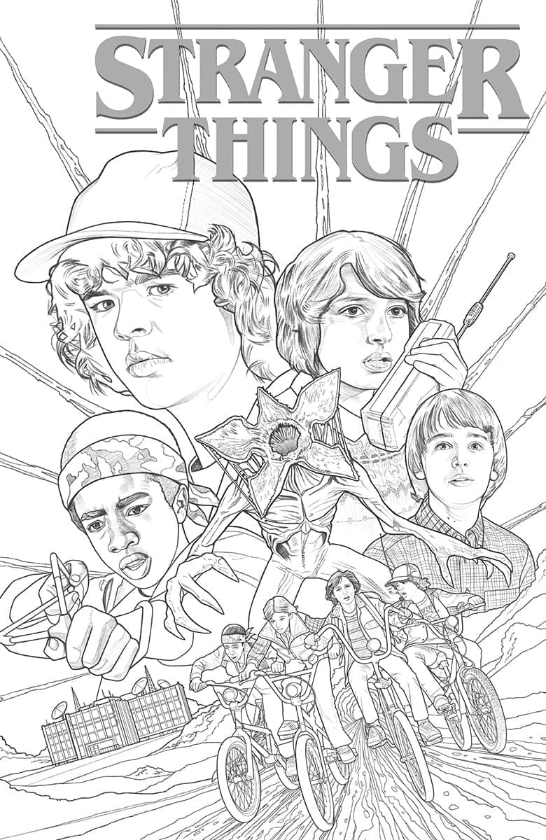 Stranger Things Poster coloring page - Download, Print or Color Online