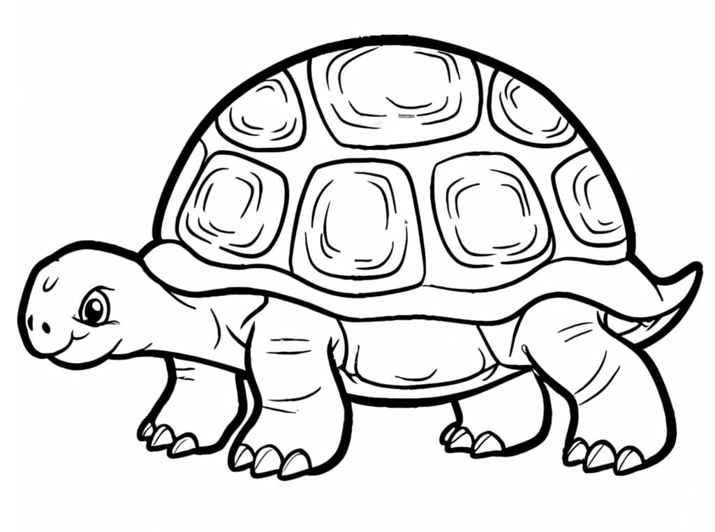 Tortoise to Print coloring page Download, Print or Color Online for Free