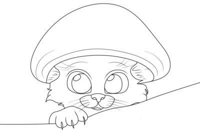 Smurf Cat coloring page - Download, Print or Color Online for Free