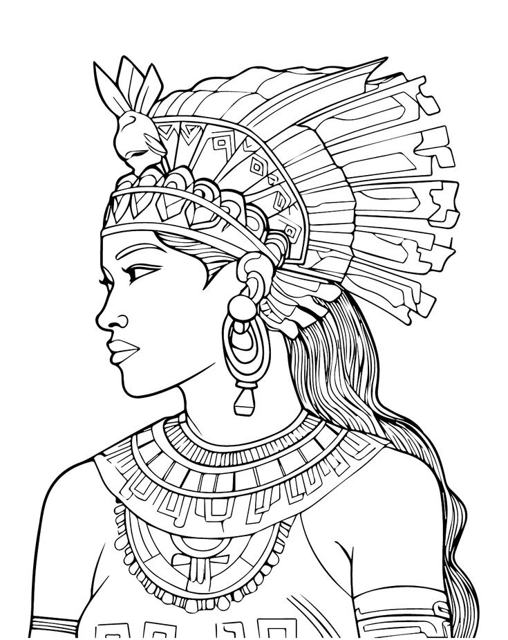 Maya Civilization coloring page Download, Print or Color Online for Free