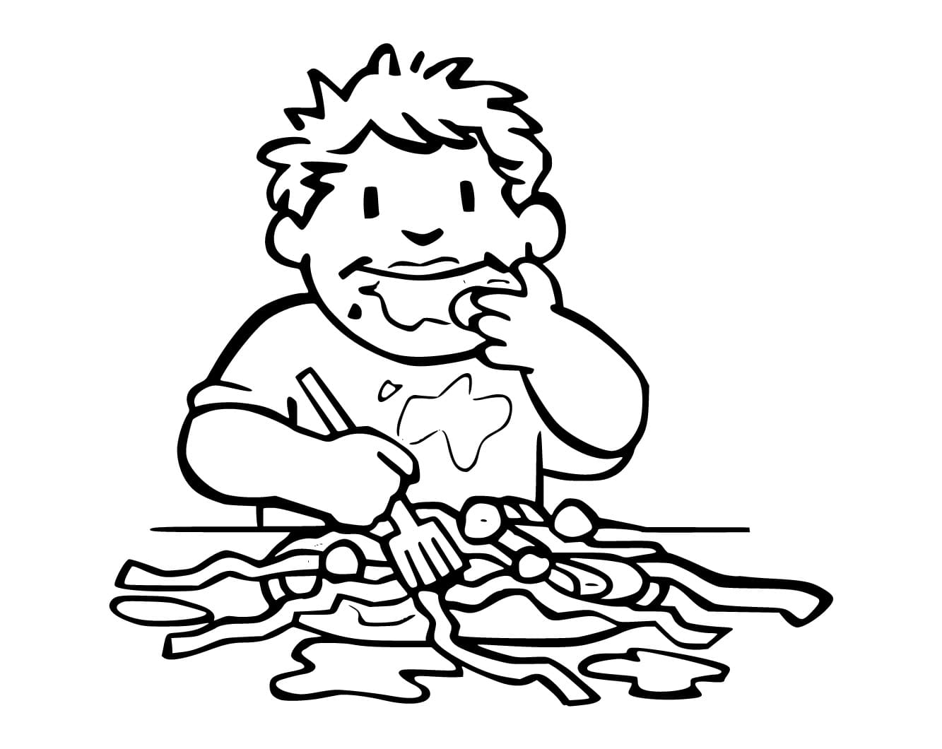 Table Manners coloring pages ColoringLib