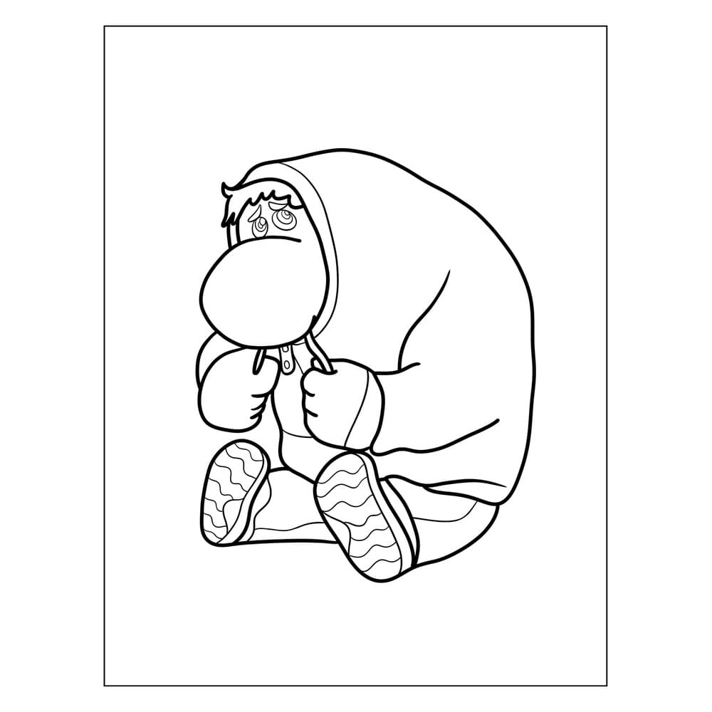 Embarrassment Inside Out 2 coloring page Download, Print or Color