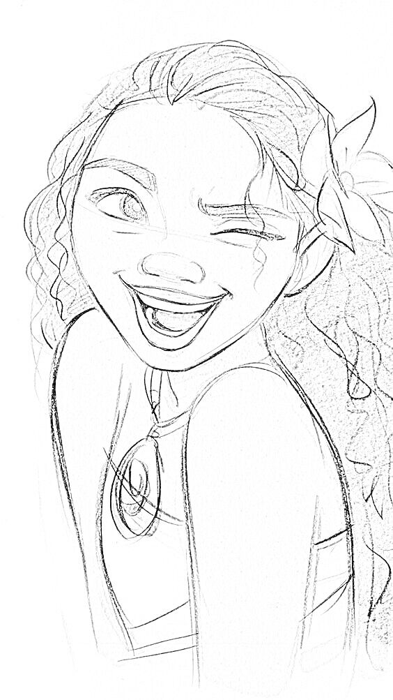 Moana Coloring Pages (Printable Sheets, Simple and Easy for Kids