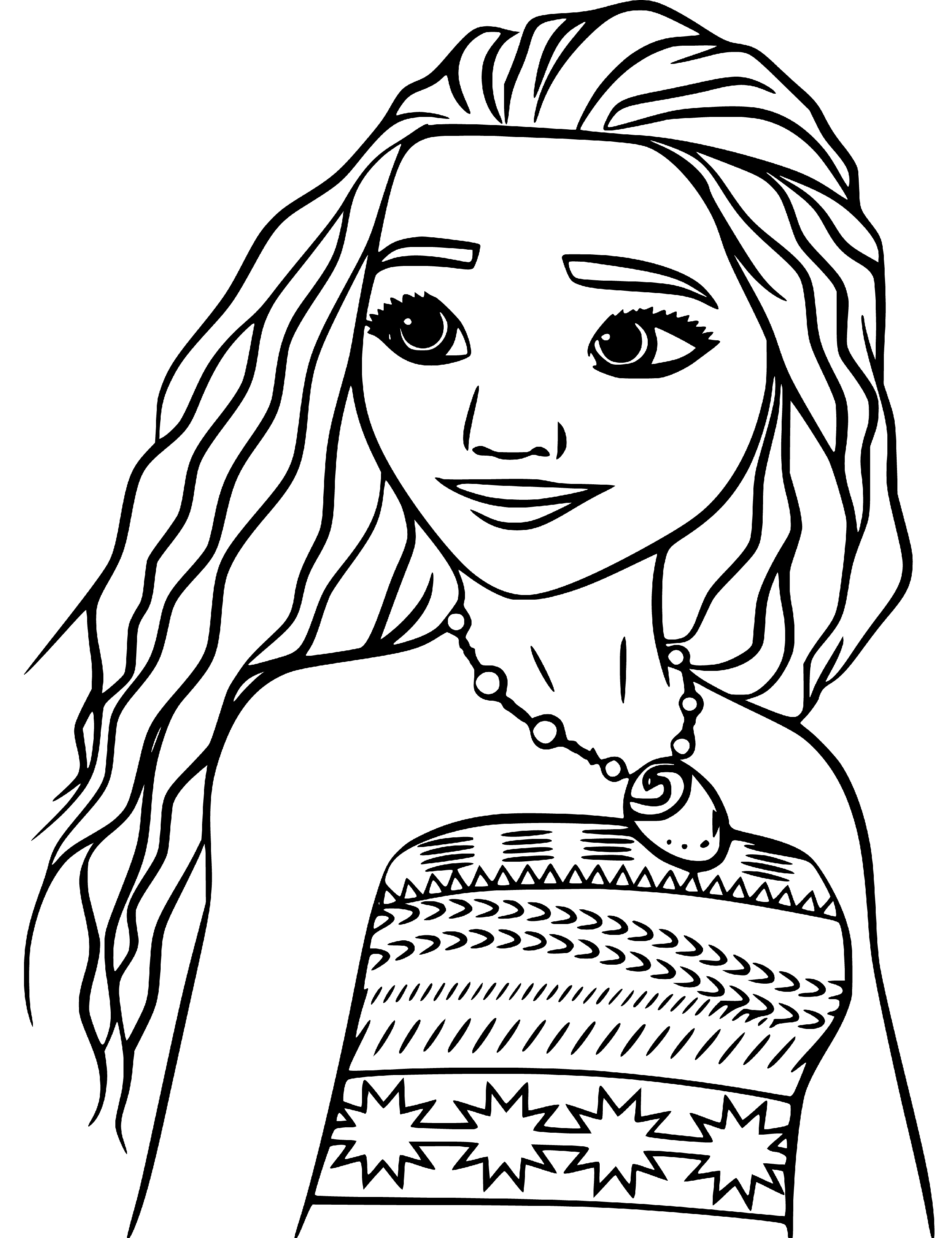 Moana Coloring Pages (Printable Sheets, Simple and Easy for Kids