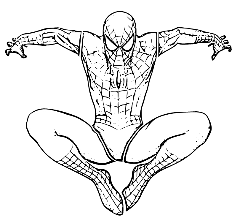Spiderman Coloring Pages (18 Printable Sheets, Simple to Draw, Easy for