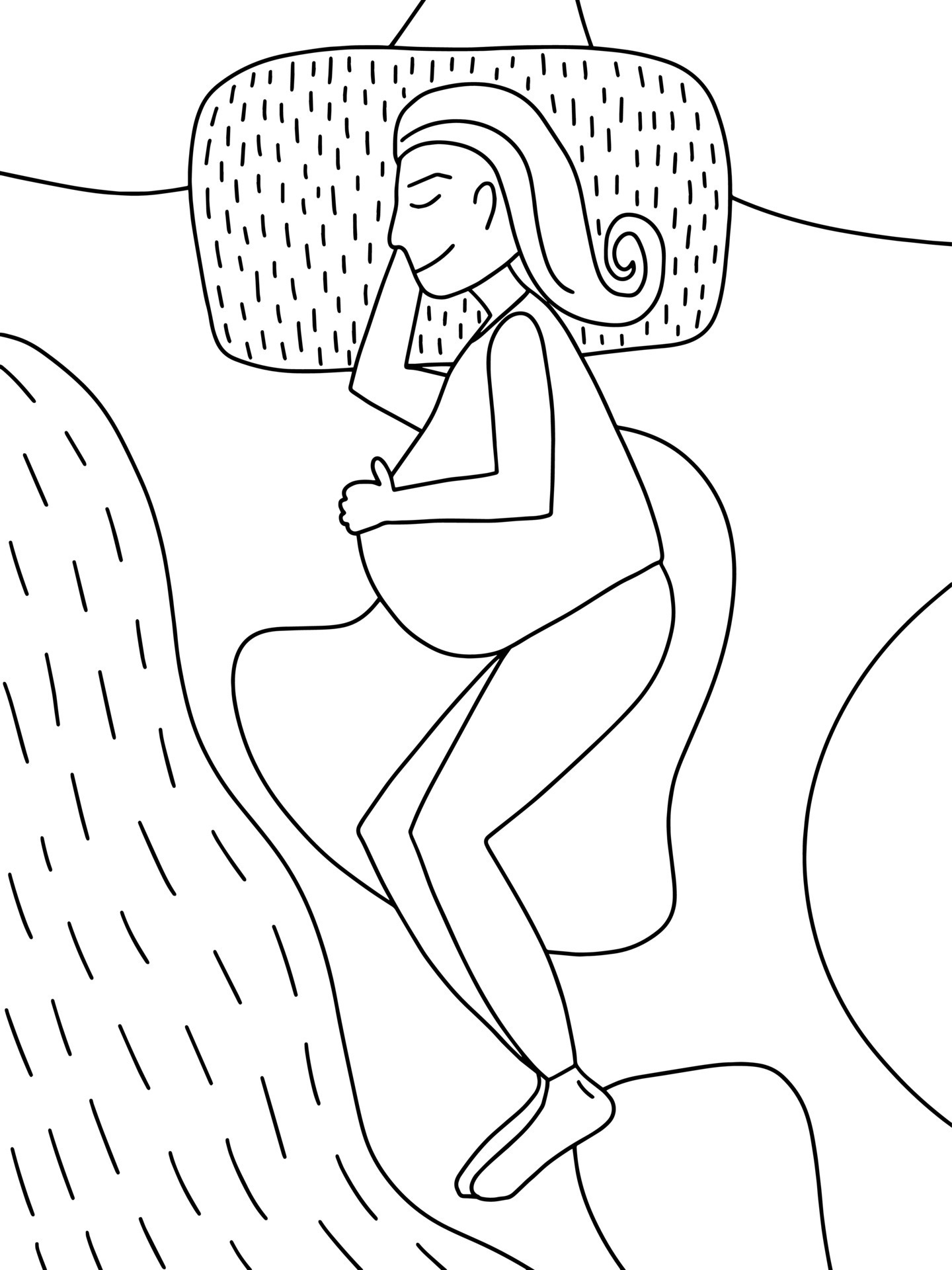 Pregnancy Coloring Pages Coloring Nation