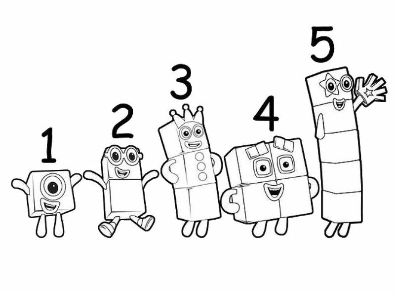 1 2 3 Coloring Pages Coloring Nation