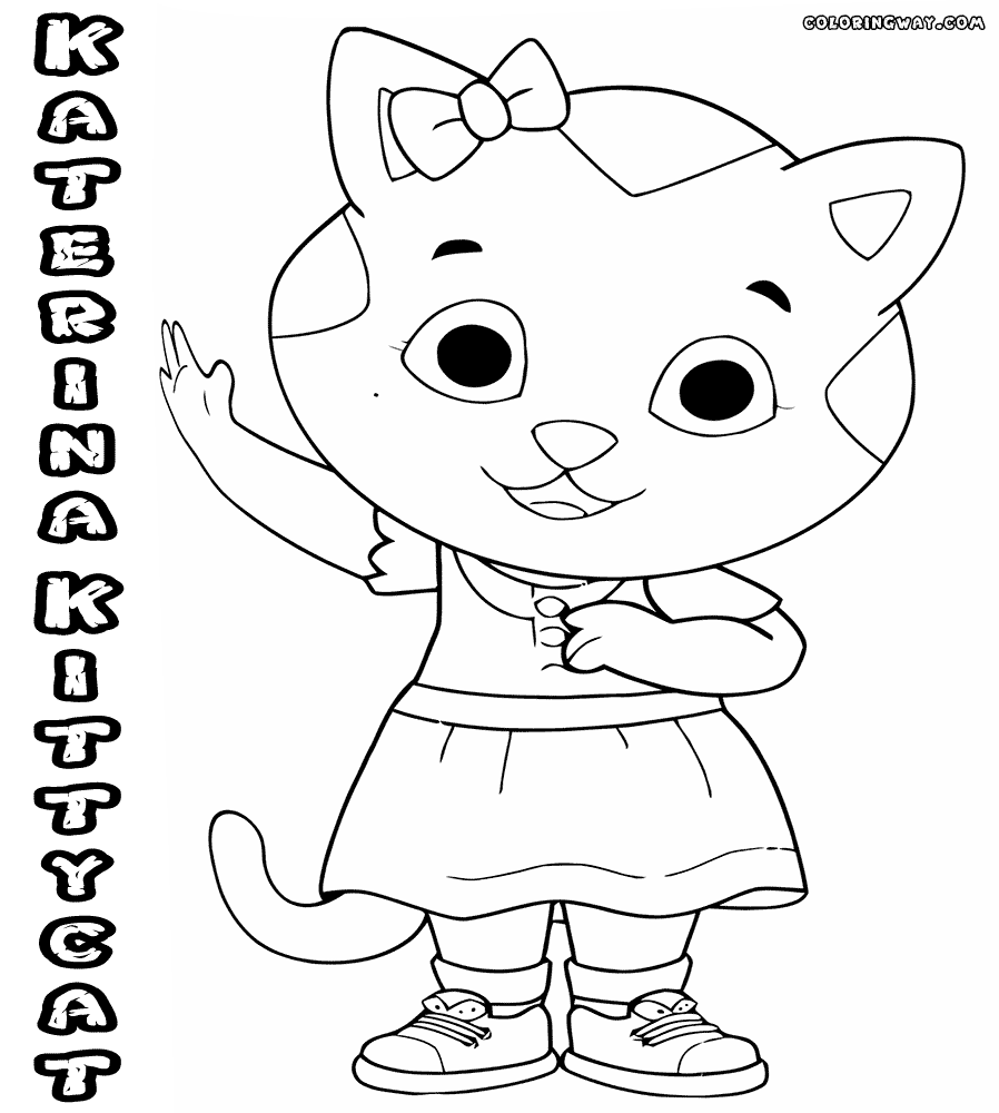 Daniel Tiger Coloring Pages Katerina Coloring Nation
