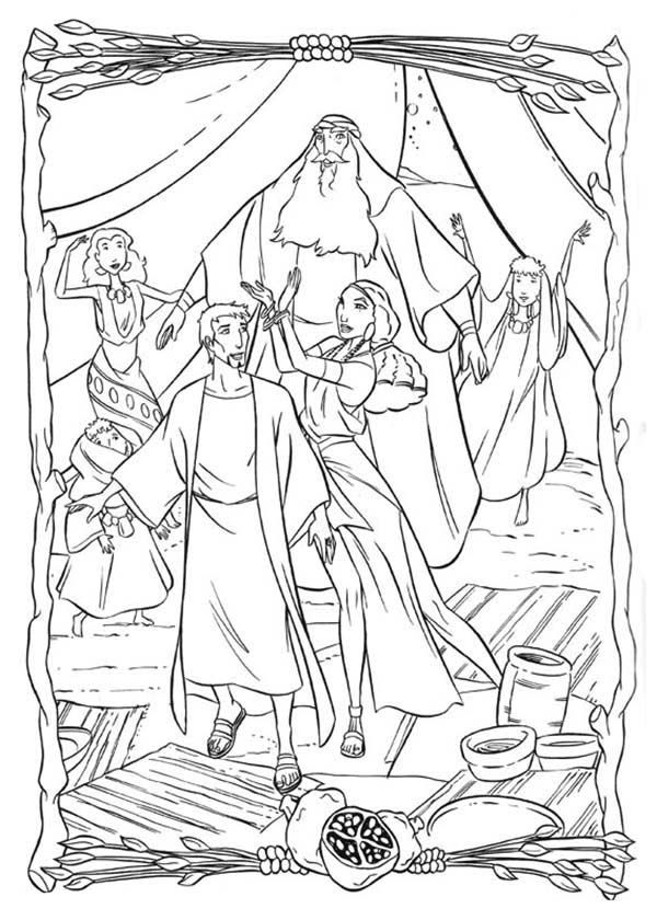 Prince Of Egypt Coloring Pages Coloring Nation