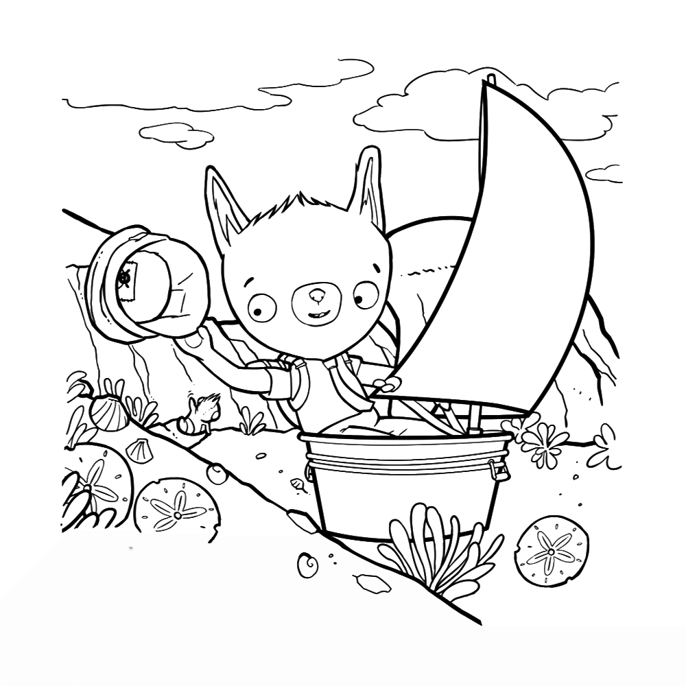 Tumble Leaf Coloring Pages Coloring Nation
