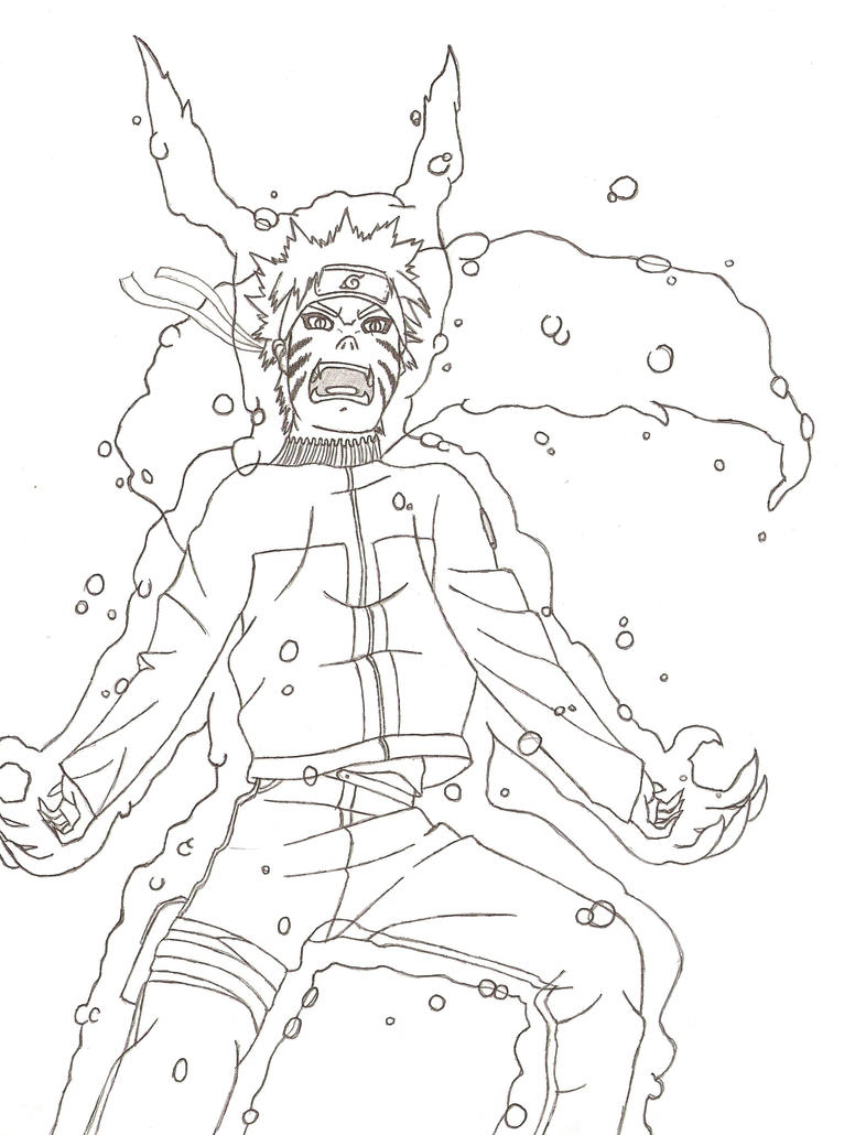 Nine Tails Coloring Pages Coloring Nation