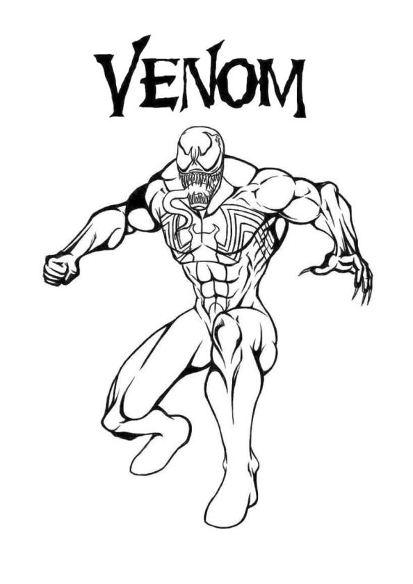 Venom Vs Carnage Coloring Pages Coloring Nation