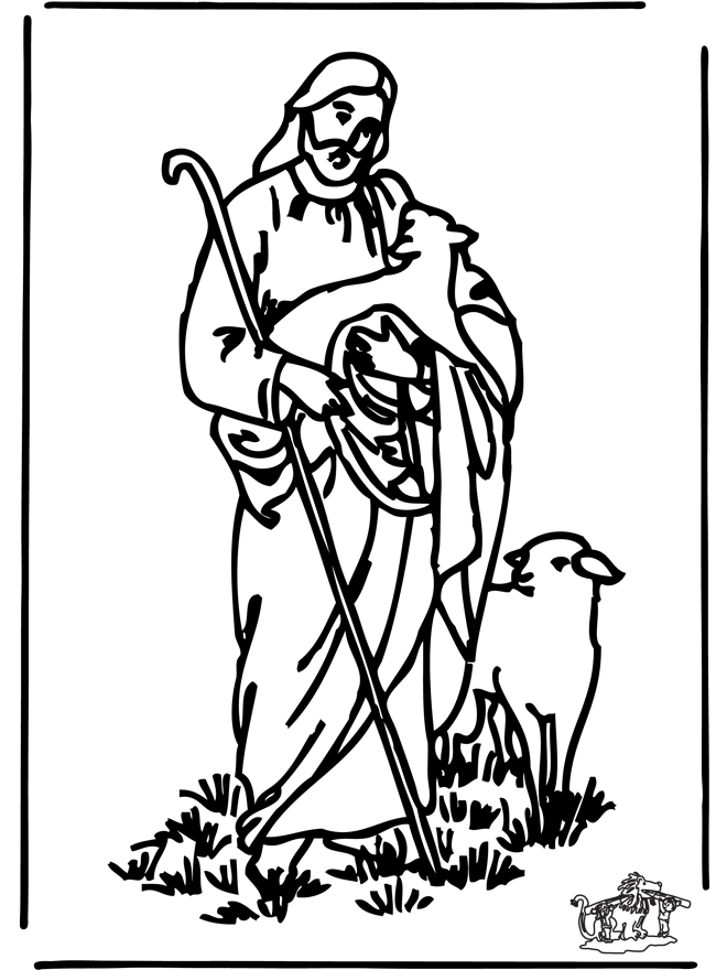 Jesus The Good Shepherd Coloring Pages Coloring Nation