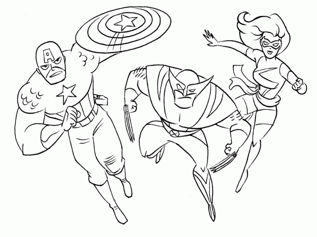 Superhero Coloring Pages Pdf Coloring Nation