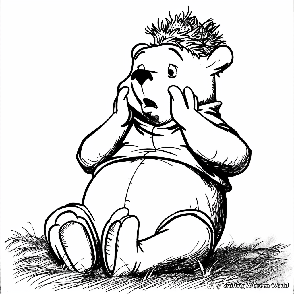 Winnie The Pooh Coloring Page Coloring Nation