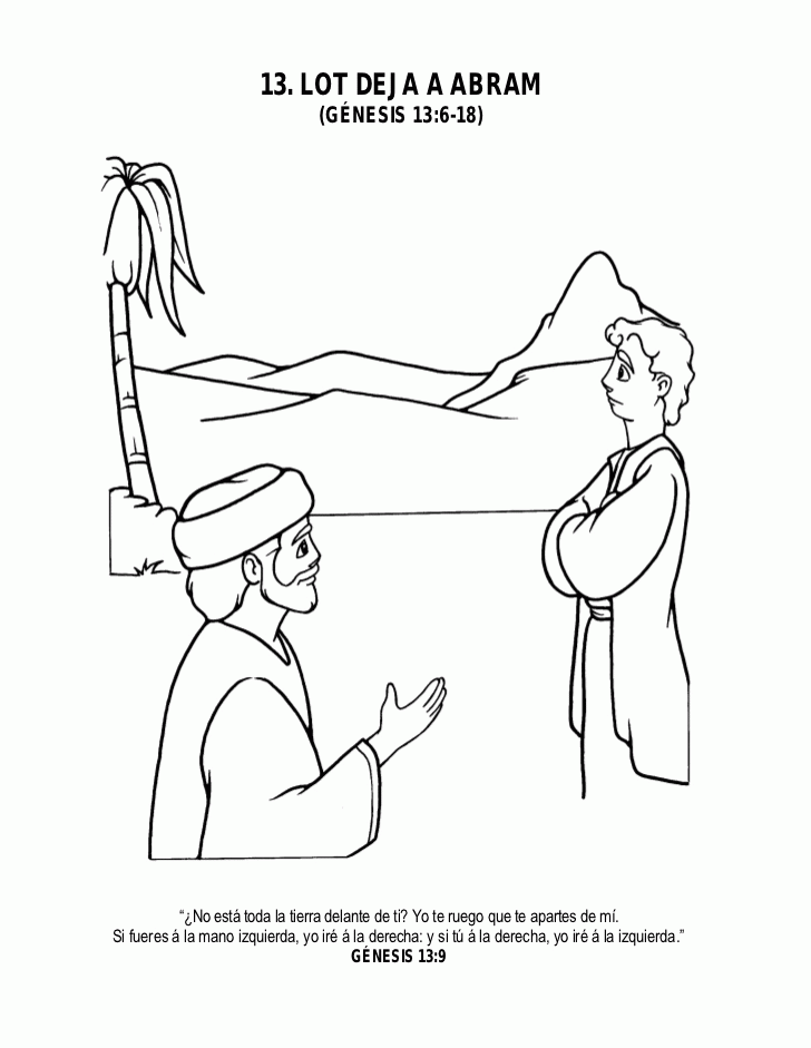 Esp013 Lot Deja A Abram Coloring Nation