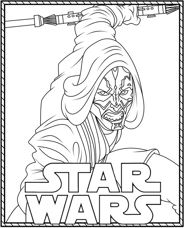 Star Wars Logo Coloring Pages Coloring Nation