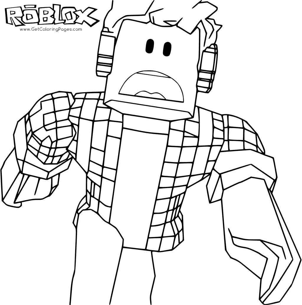 Roblox Boys Coloring Pages Coloring Nation