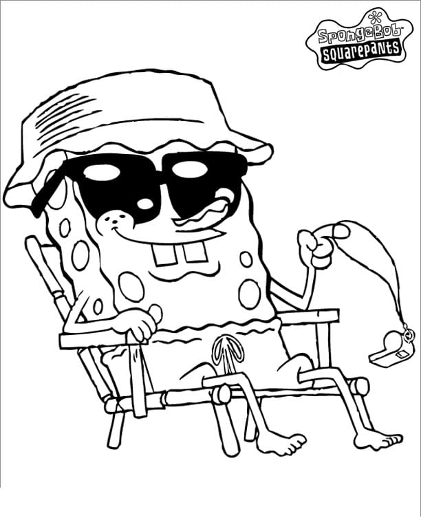 SpongeBob Catching Jellyfish F??rbung Seite Kostenlose druckbare