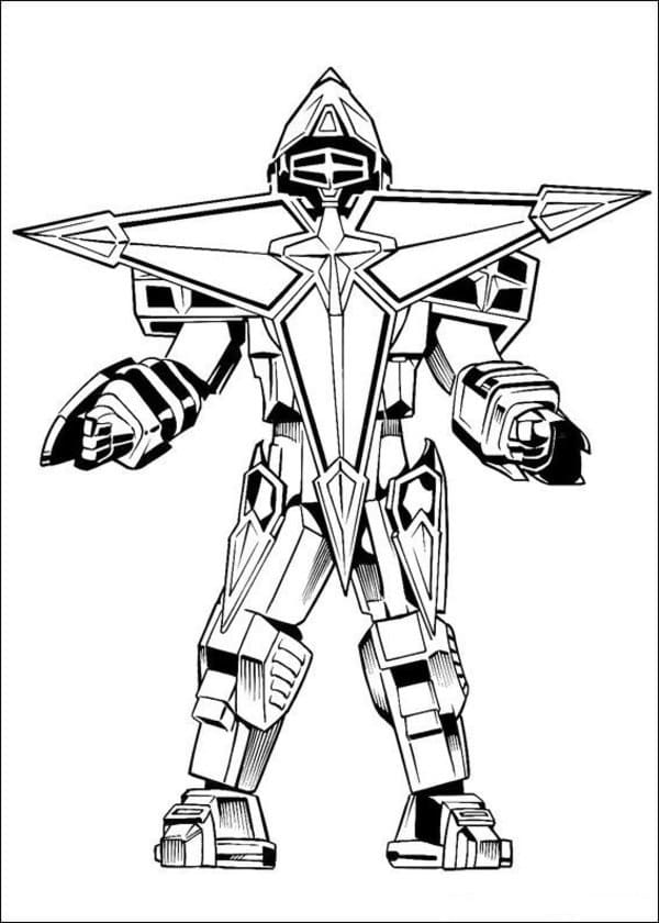 Power Rangers Ninja Storm coloring page