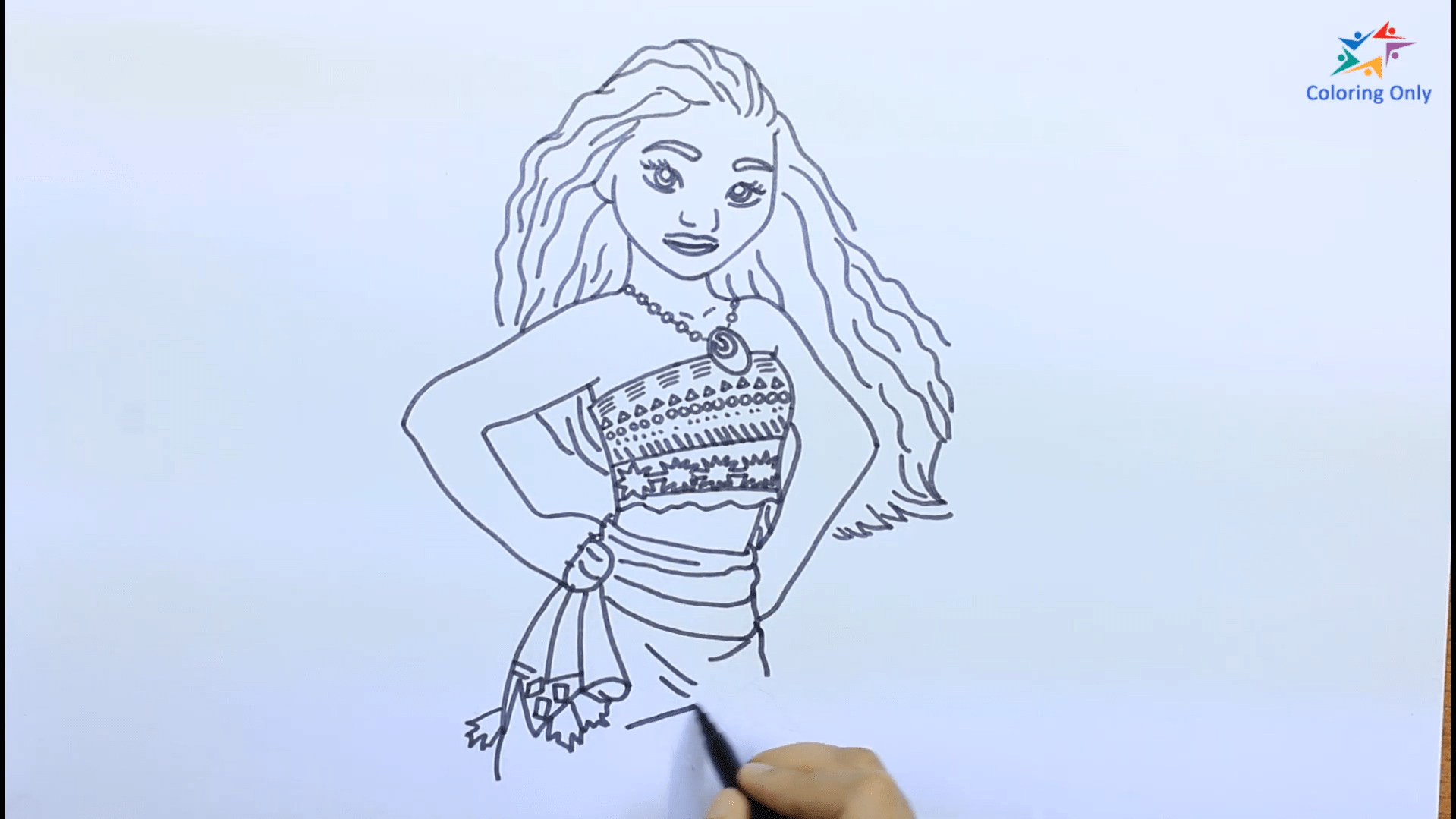 Drawing Moana A StepbyStep Guide