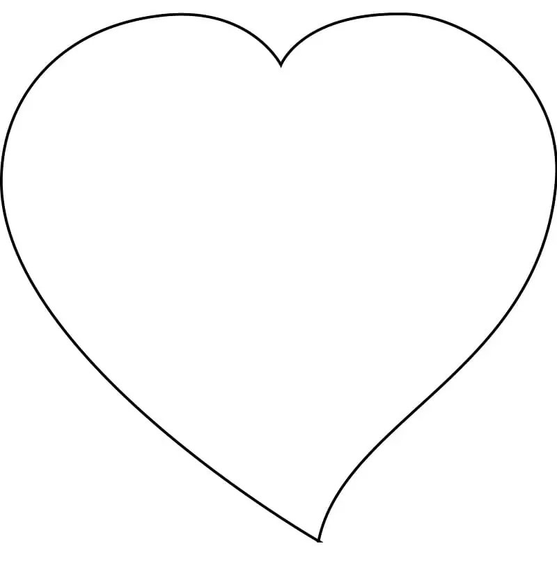 Heart and Bird Coloring Page Free Printable Coloring Pages for Kids