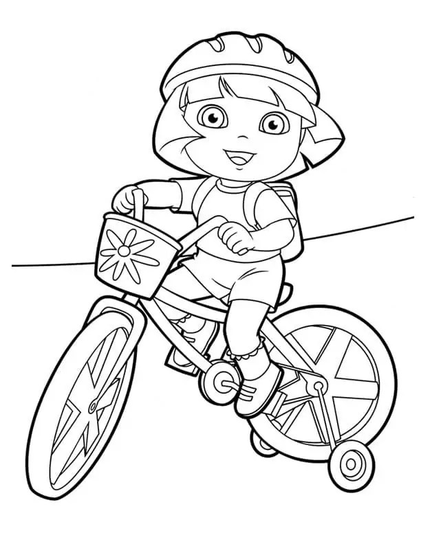 Dora Coloring Page