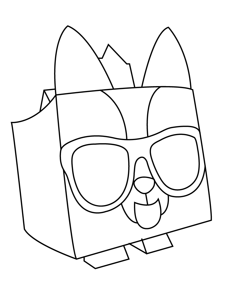 Pet Simulator X Coloring Page