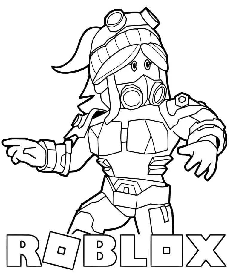 Roblox Coloring Page