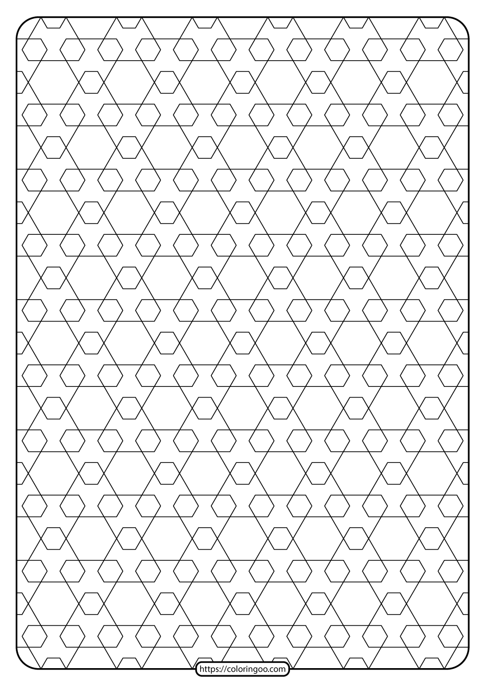 Free Printable Geometric Pattern PDF Book 015