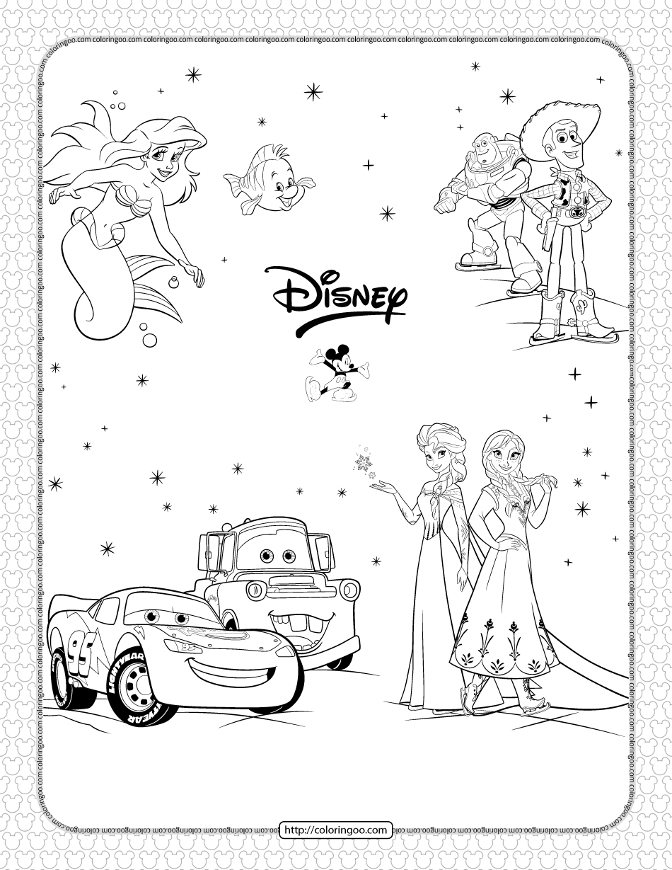 Coloring Pages Of Disney Characters Coloring Pages Of Disney Characters