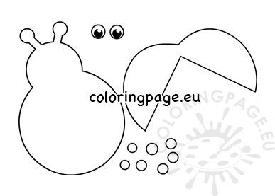 Ladybug Pattern Printable Cut Out – Coloring Page