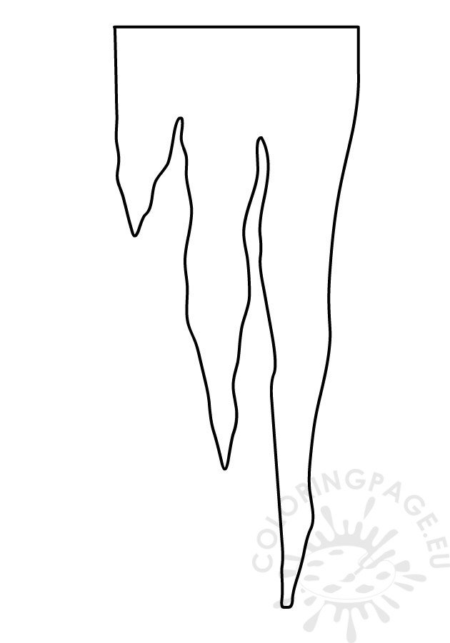 Free Icicle Pattern | Coloring Page