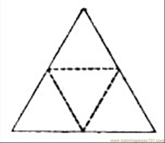 Coloring Pages Triangle 12 (Education > Geometry) free