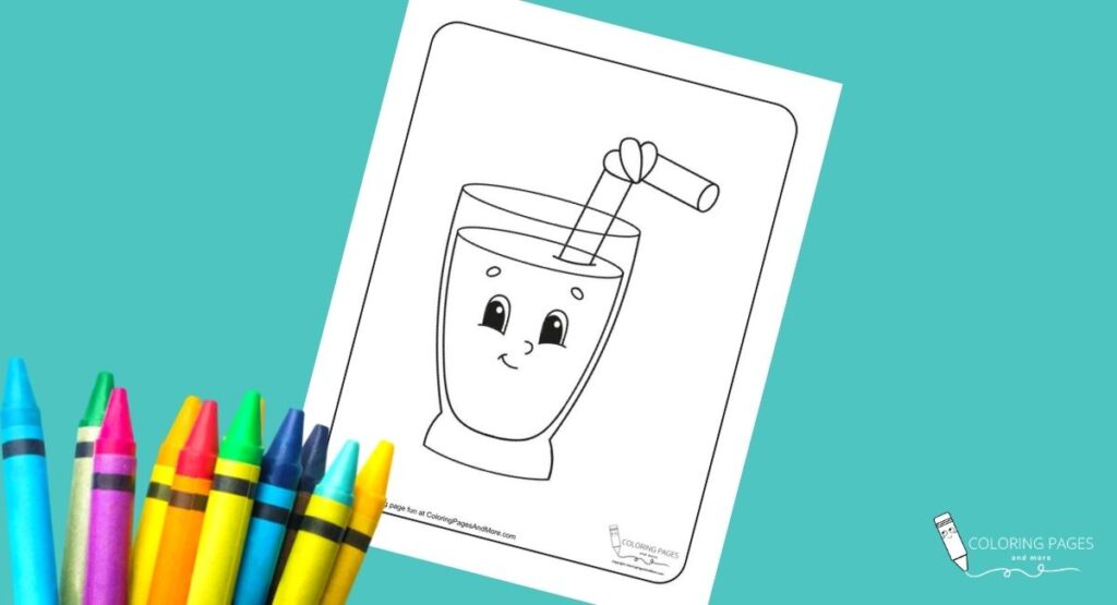 Free Juice Coloring Page Coloring Pages and More