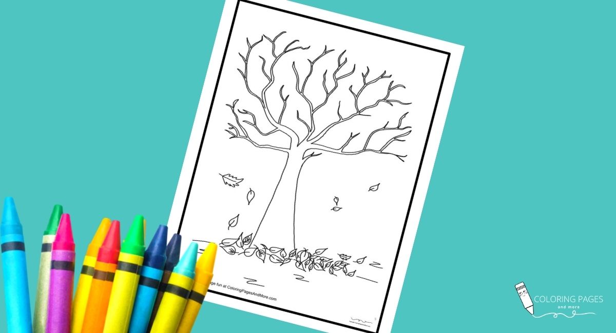 Tree with No Leaves Coloring Page Coloring Pages and More