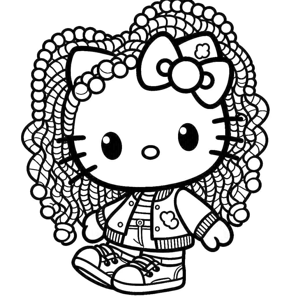 Hello Kitty Coloring Pages Coloring Pages Gem