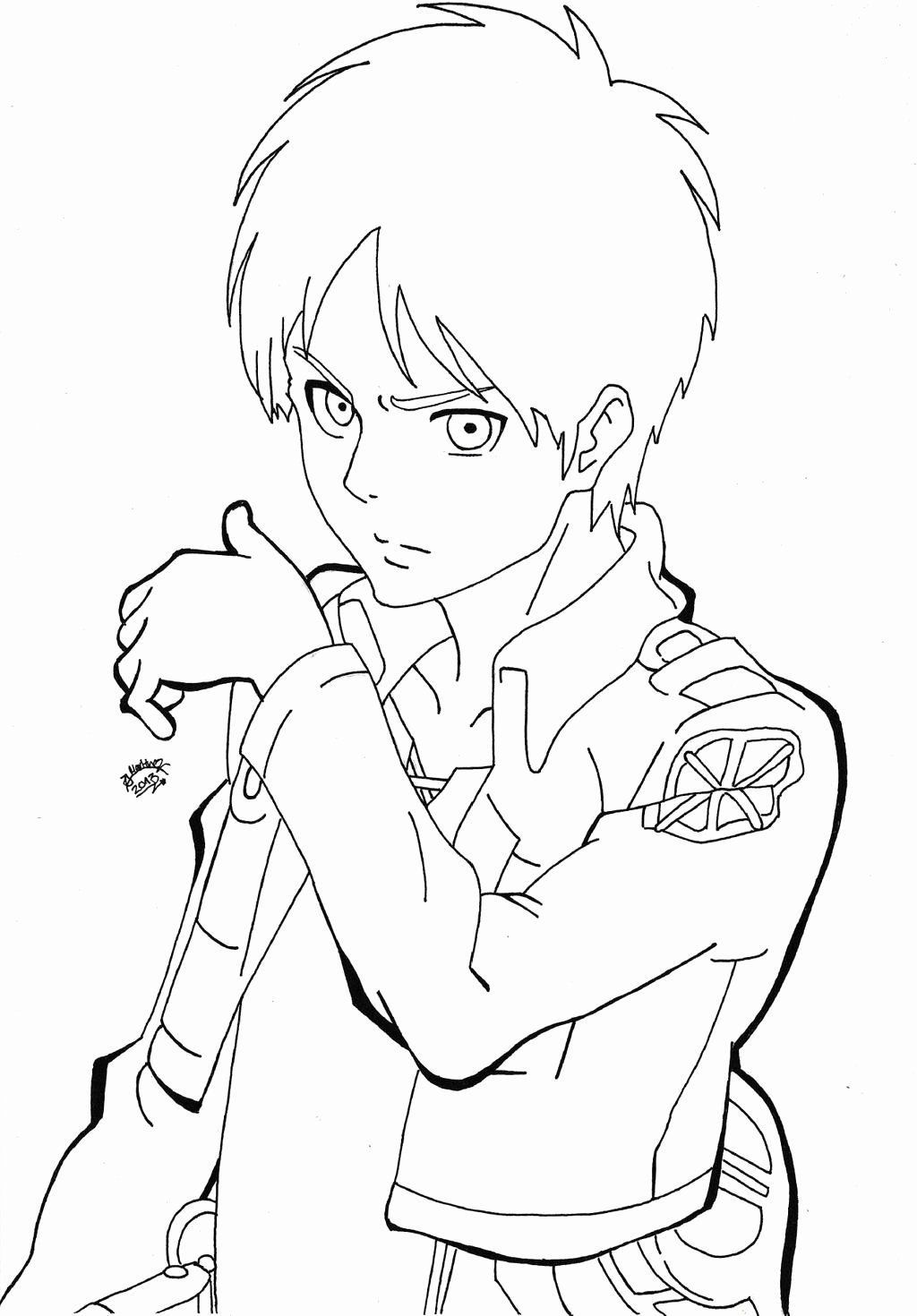 Levi Attack On Titan Coloring Pages Levi Ackerman Coloring Pages
