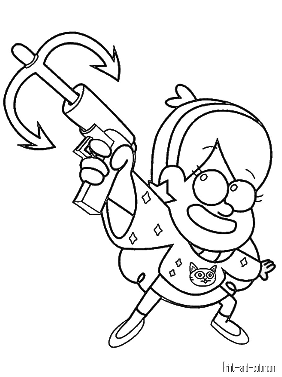 Dipper And Mabel Gravity Falls Coloring Pages Gravity Falls Coloring