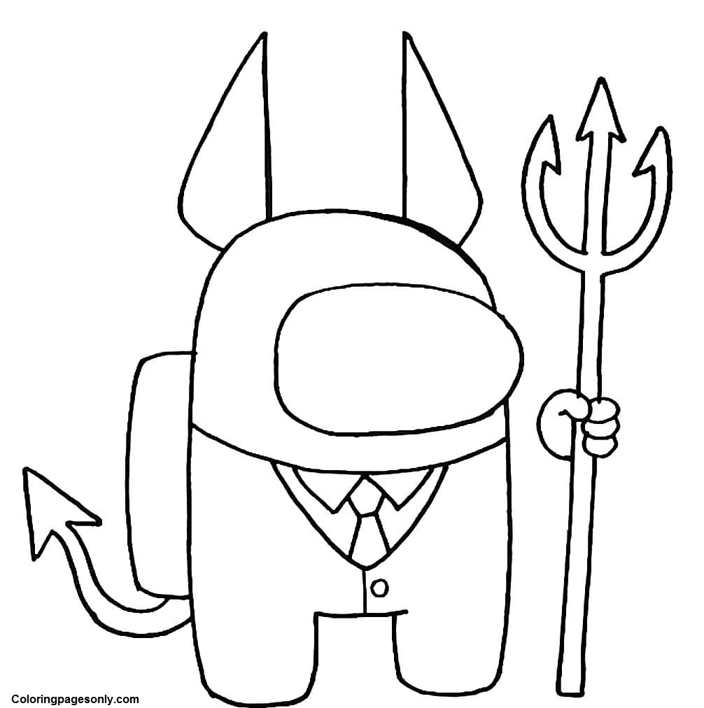 Coloring Pages Of Devils