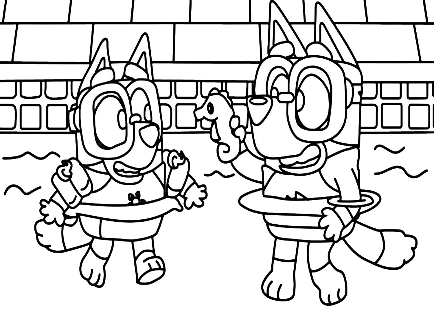Bluey Is Dancing Coloring Pages Bluey Coloring Pages Coloring Pages