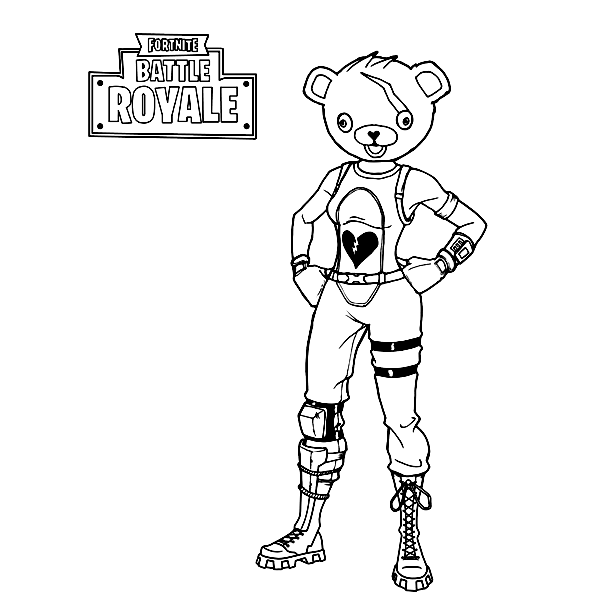 Fortnite Cuddle Team Leader Coloring Pages Coloring P vrogue.co
